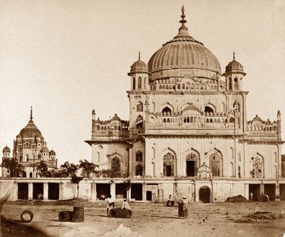Kleine Moschee im Kaiserbagh, Lucknow von Felice Beato